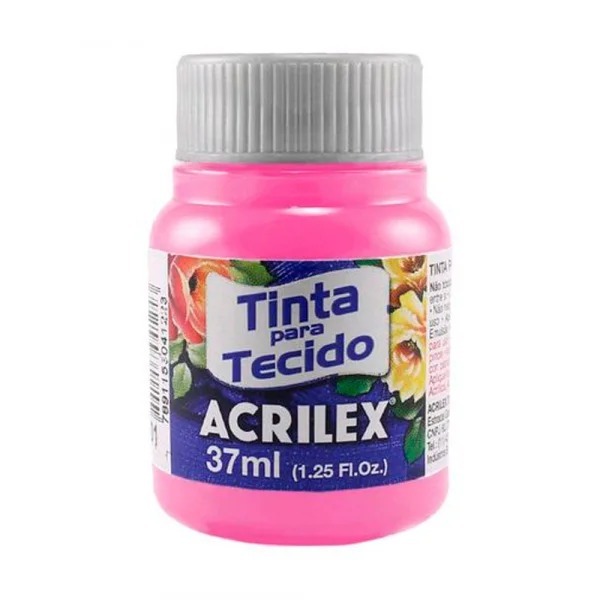 TINTA TECIDO ACRILEX ROSAS / LILAS 